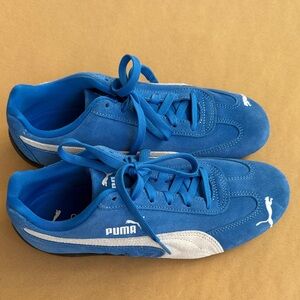 Puma Speedcat Blue and White Sneakers size USW 9